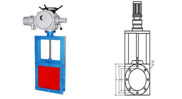 電動方形閘板閥如何安裝、結構圖