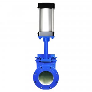 氣動(dòng)刀閘閥PZ673Y-16C，DN250（介質(zhì)灰渣混合