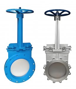 刀型閘閥 PZ73X—10R  DN100 PN10（配反法蘭、